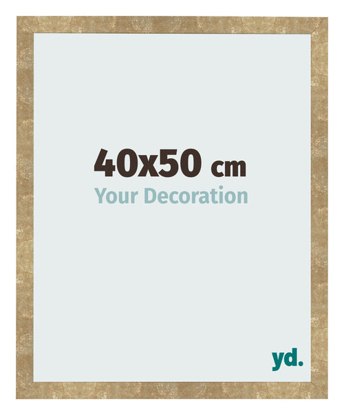 Cornice 40x50cm Oro Antico MDF Bologna Davanti Dimensione | Yourdecoration.it