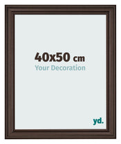 Cornice 40x50cm Quercia Scura MDF Lazio Davanti Dimensione | Yourdecoration.it