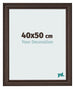Cornice 40x50cm Quercia Scura MDF Lazio Davanti Dimensione | Yourdecoration.it