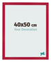 Cornice 40x50cm Rosso MDF Bologna Davanti Dimensione | Yourdecoration.it