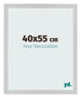 Cornice 40x55cm Acciaio Inox MDF Bologna Davanti Dimensione | Yourdecoration.it