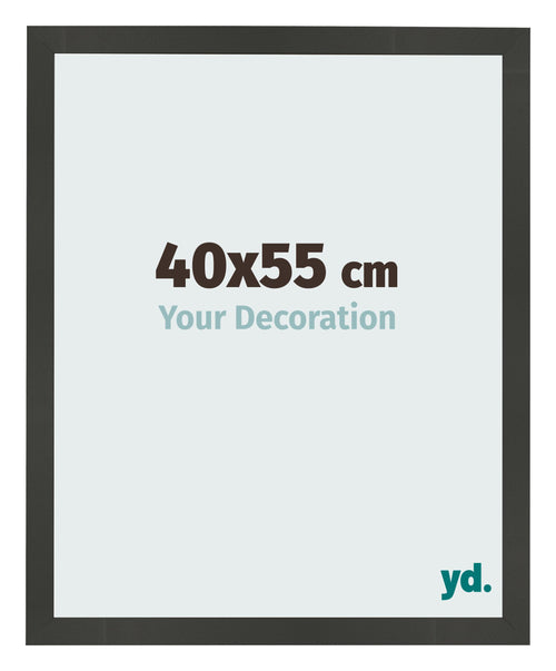 Cornice 40x55cm Antracite MDF Bologna Davanti Dimensione | Yourdecoration.it