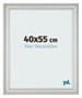 Cornice 40x55cm Argento Opaco MDF Lazio Davanti Dimensione | Yourdecoration.it