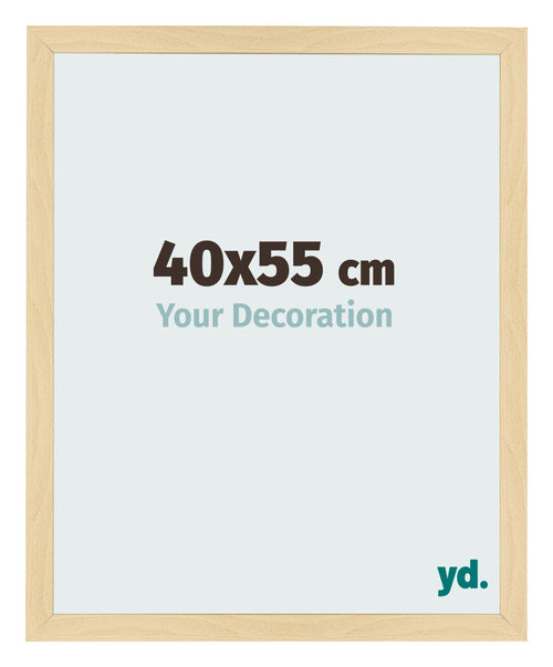 Cornice 40x55cm Faggio Decorativo MDF Bologna Davanti Dimensione | Yourdecoration.it