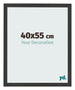 Cornice 40x55cm Grana Di Legno Nero MDF Bologna Davanti Dimensione | Yourdecoration.it