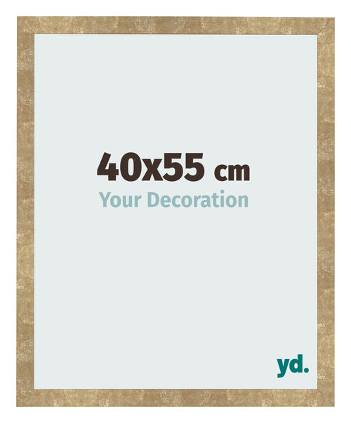 Cornice 40x55cm Oro Antico MDF Bologna Davanti Dimensione | Yourdecoration.it