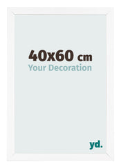 Cornice 40x60 cm Bianco Opaco MDF Bologna Davanti Dimensione | Yourdecoration.it