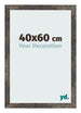 Cornice 40x60 cm Metallo Ossidato MDF Bologna Davanti Dimensione | Yourdecoration.it