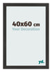Cornice 40x60 cm Nero Opaco MDF Bologna Davanti Dimensione | Yourdecoration.it