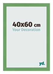 Cornice 40x60 cm Verde MDF Bologna Davanti Dimensione | Yourdecoration.it