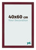 Cornice 40x60 cm Vino Rosso Spazzato MDF Bologna Davanti Dimensione | Yourdecoration.it