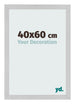 Cornice 40x60cm Acciaio Inox MDF Bologna Davanti Dimensione | Yourdecoration.it