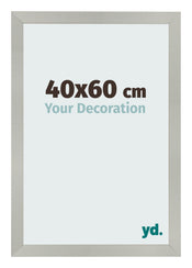 Cornice 40x60cm Argento Opaco MDF Bologna Davanti Dimensione | Yourdecoration.it