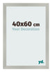 Cornice 40x60cm Argento Opaco MDF Bologna Davanti Dimensione | Yourdecoration.it