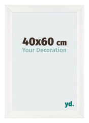 Cornice 40x60cm Bianco Vintage MDF Pisa Davanti Dimensione | Yourdecoration.it