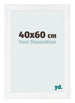 Cornice 40x60cm Bianco Vintage MDF Pisa Davanti Dimensione | Yourdecoration.it