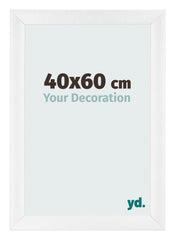 Cornice 40x60cm Bianco Vintage MDF Pisa Davanti Dimensione | Yourdecoration.it