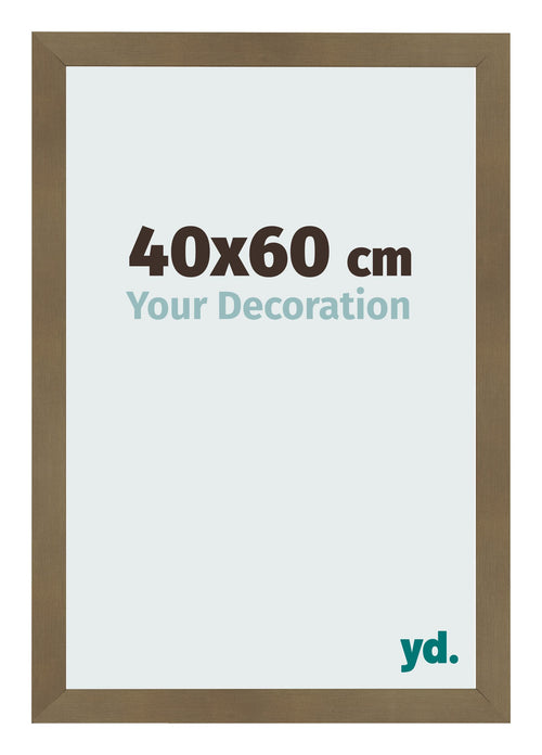 Cornice 40x60cm Bronzo Decorativo MDF Bologna Davanti Dimensione | Yourdecoration.it