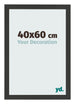 Cornice 40x60cm Grana Di Legno Nero MDF Bologna Davanti Dimensione | Yourdecoration.it