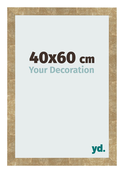 Cornice 40x60cm Oro Antico MDF Bologna Davanti Dimensione | Yourdecoration.it