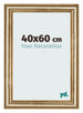 Cornice 40x60cm Oro Antico MDF Lazio Davanti Dimensione | Yourdecoration.it