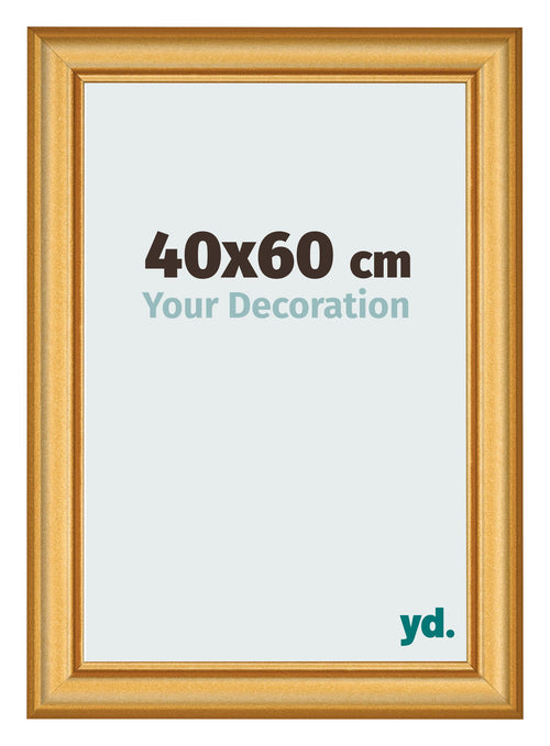 Cornice 40x60cm Oro Opaco MDF Lazio Davanti Dimensione | Yourdecoration.it