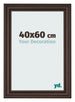 Cornice 40x60cm Quercia Scura MDF Lazio Davanti Dimensione | Yourdecoration.it