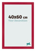 Cornice 40x60cm Rosso MDF Bologna Davanti Dimensione | Yourdecoration.it