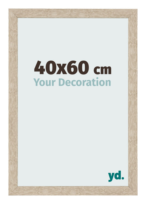 Cornice 40x60cm Rovere MDF Bologna Davanti Dimensione | Yourdecoration.it