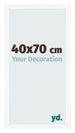 Cornice 40x70 cm Bianco Opaco MDF Bologna Davanti Dimensione | Yourdecoration.it
