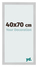 Cornice 40x70cm Acciaio Inox MDF Bologna Davanti Dimensione | Yourdecoration.it