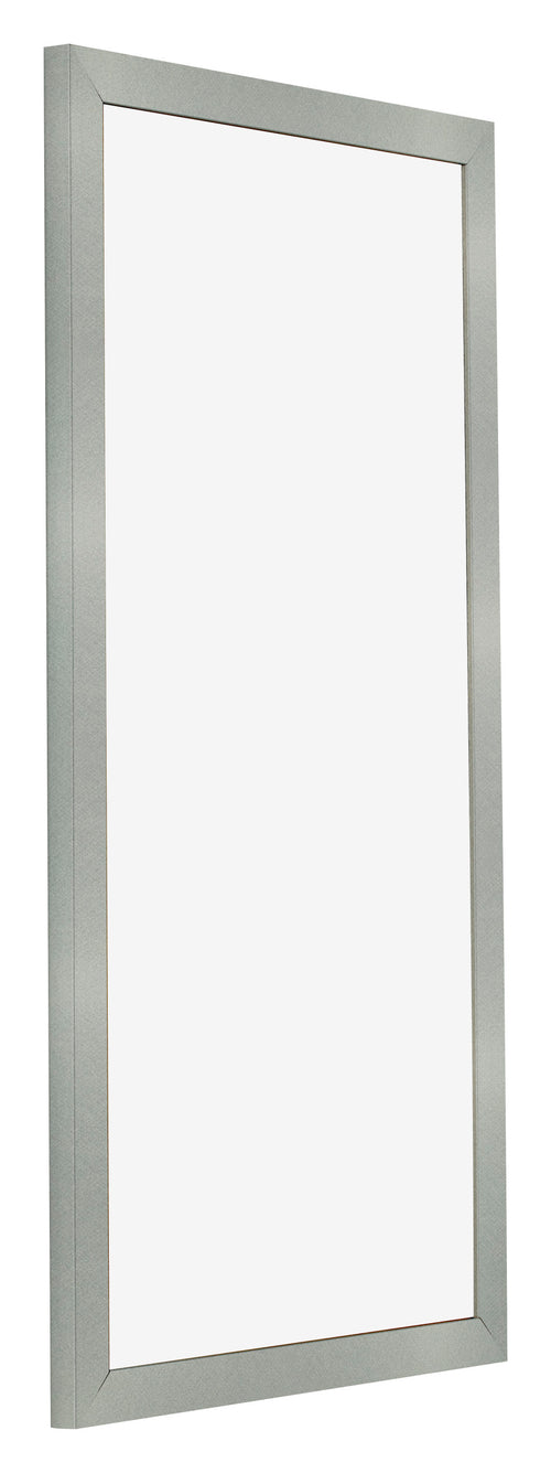 Cornice 40x70cm Alluminio Spazzolato MDF Bologna Davanti Obliquo | Yourdecoration.it