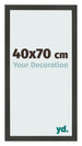 Cornice 40x70cm Antracite MDF Bologna Davanti Dimensione | Yourdecoration.it