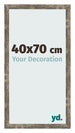 Cornice 40x70cm Blu Oro Fondente MDF Bologna Davanti Dimensione | Yourdecoration.it