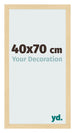 Cornice 40x70cm Faggio Decorativo MDF Bologna Davanti Dimensione | Yourdecoration.it