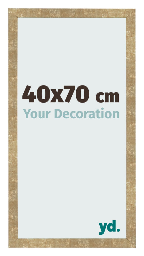 Cornice 40x70cm Oro Antico MDF Bologna Davanti Dimensione | Yourdecoration.it