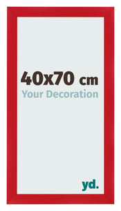 Cornice 40x70cm Rosso MDF Pisa Davanti Dimensione | Yourdecoration.it