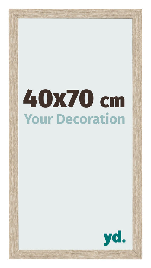 Cornice 40x70cm Rovere MDF Bologna Davanti Dimensione | Yourdecoration.it
