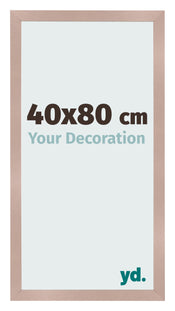 Cornice 40x80 cm Rosa Antico MDF Bologna Davanti Dimensione | Yourdecoration.it