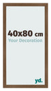Cornice 40x80 cm Rovere Rustico MDF Bologna Davanti Dimensione | Yourdecoration.it