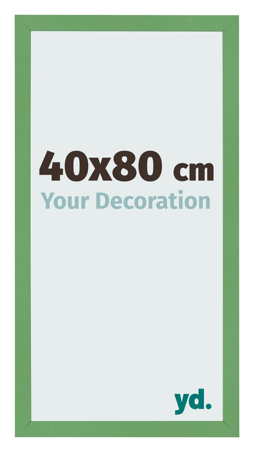 Cornice 40x80 cm Verde MDF Bologna Davanti Dimensione | Yourdecoration.it