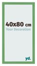 Cornice 40x80 cm Verde MDF Bologna Davanti Dimensione | Yourdecoration.it