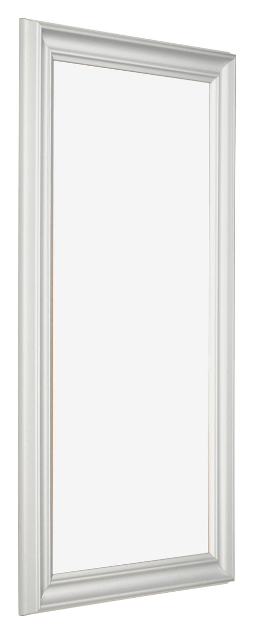 Cornice 40x80cm Bianco Spazzato MDF Lazio Davanti Obliquo | Yourdecoration.it