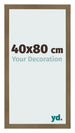 Cornice 40x80cm Bronzo Decorativo MDF Bologna Davanti Dimensione | Yourdecoration.it