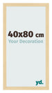 Cornice 40x80cm Faggio Decorativo MDF Bologna Davanti Dimensione | Yourdecoration.it