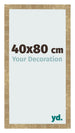 Cornice 40x80cm Oro Antico MDF Bologna Davanti Dimensione | Yourdecoration.it