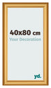Cornice 40x80cm Oro Opaco MDF Lazio Davanti Dimensione | Yourdecoration.it