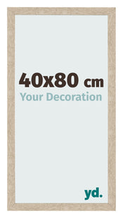 Cornice 40x80cm Rovere MDF Bologna Davanti Dimensione | Yourdecoration.it