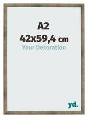 Cornice 42x59 4 cm A2 Metallo Vintage MDF Bologna Davanti Dimensione | Yourdecoration.it