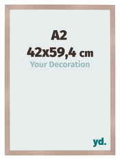 Cornice 42x59 4 cm A2 Rosa Antico MDF Bologna Davanti Dimensione | Yourdecoration.it
